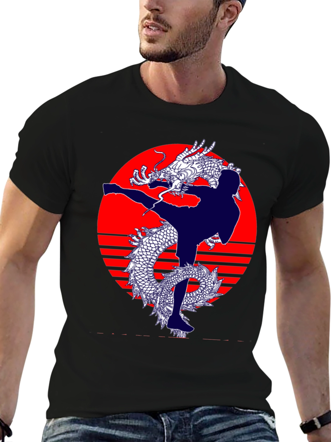 Dragon Karate T-Shirt - Martial Arts Graphic Tee