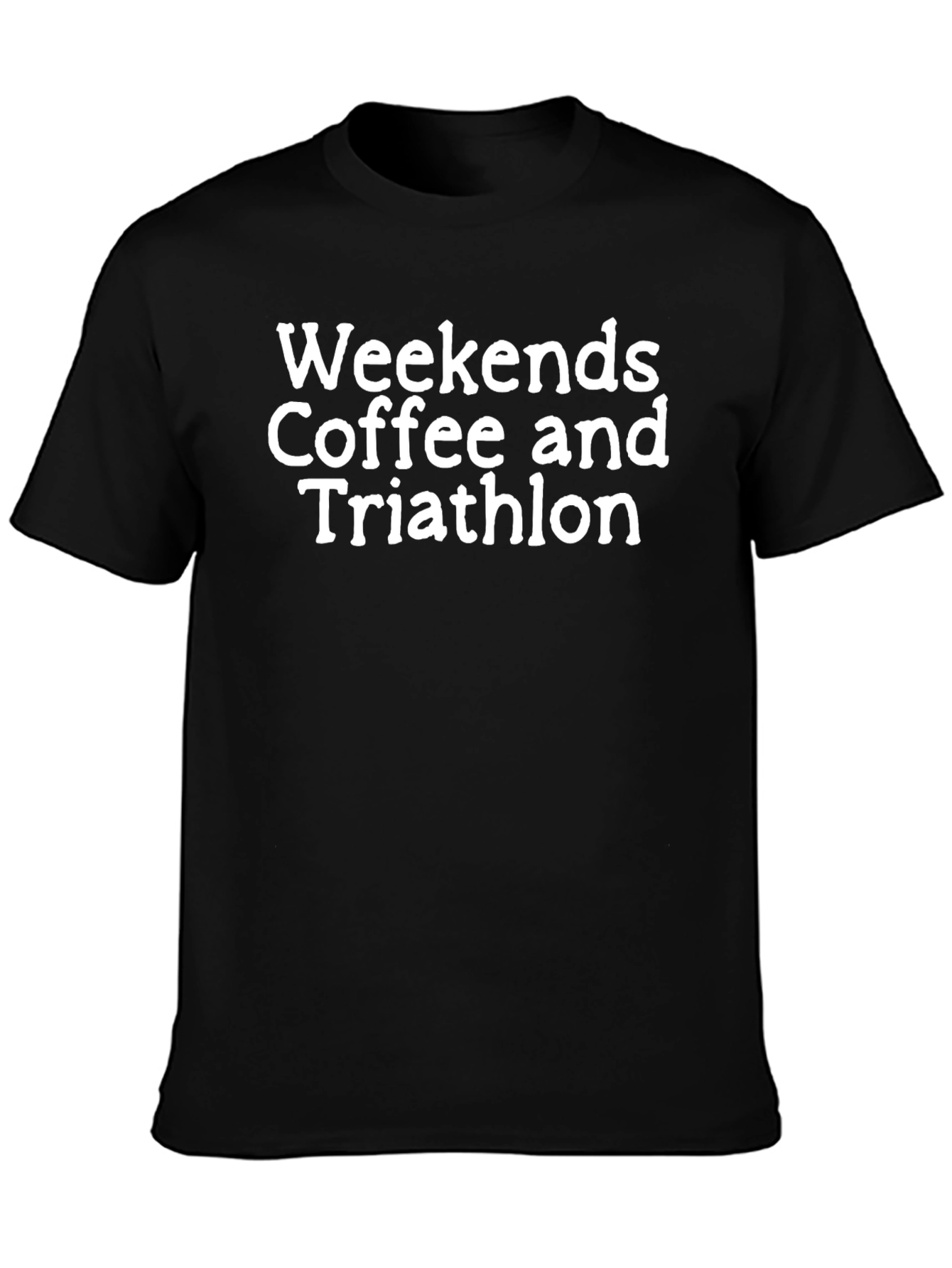 Weekends Coffee and Triathlon Graphic Tee