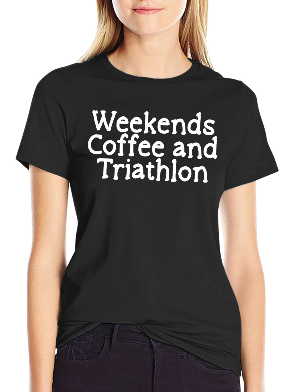 Weekends Coffee and Triathlon Graphic Tee