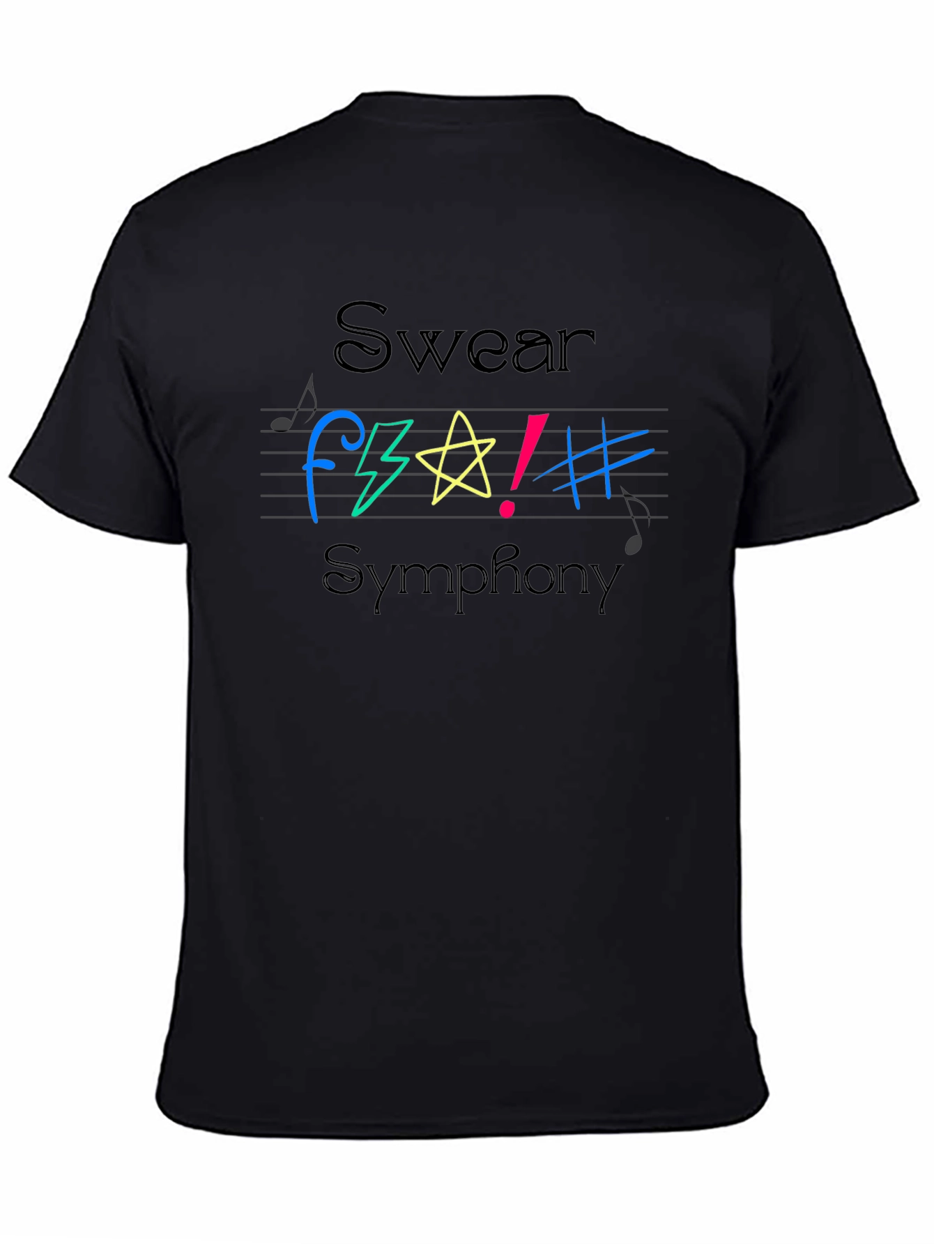 Swear Symphony Graphic T-Shirt