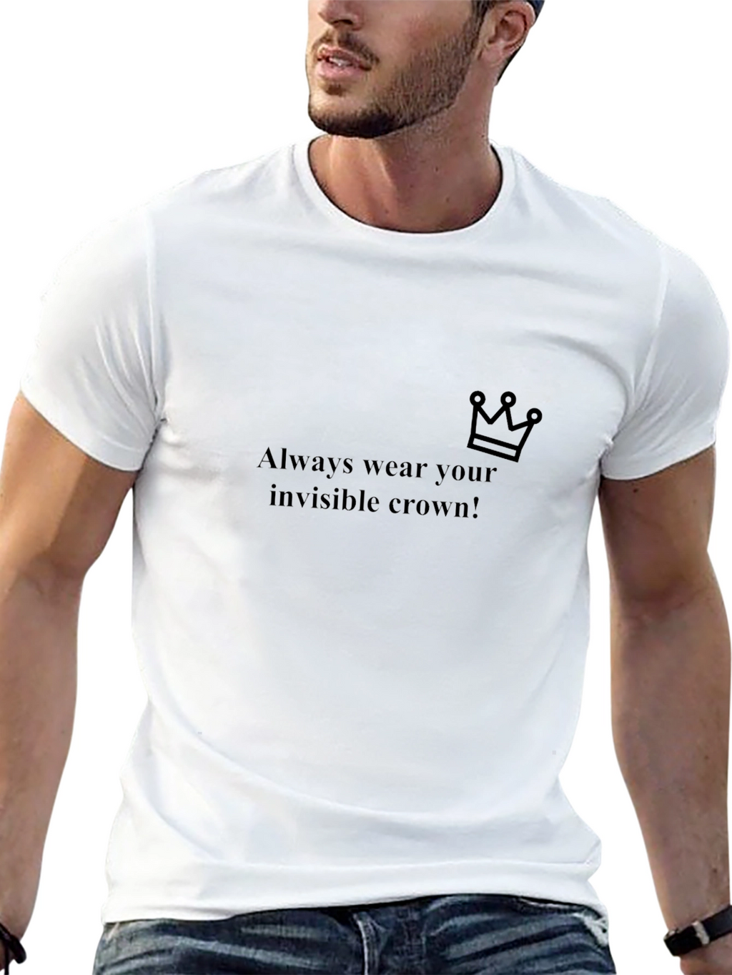 Invisible Crown T-Shirt - Black