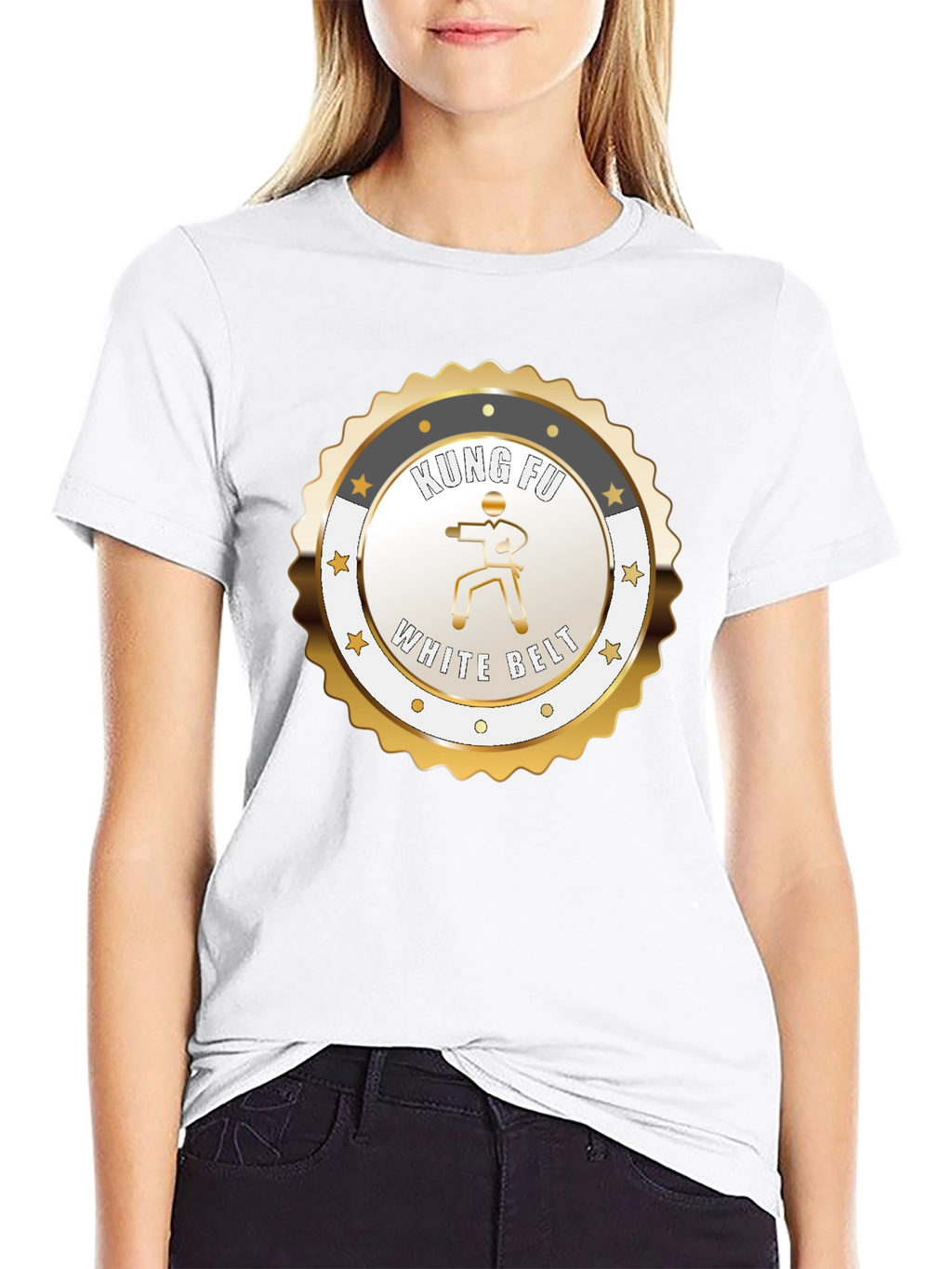 Kung Fu White Belt T-Shirt - Martial Arts Tee