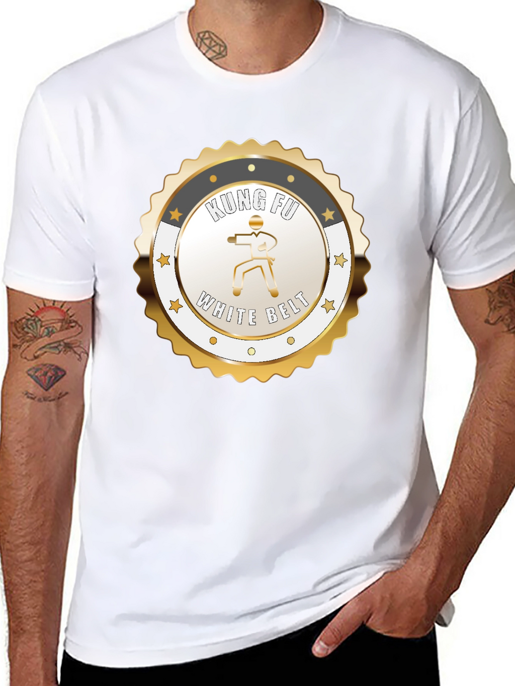 Kung Fu White Belt T-Shirt - Martial Arts Tee