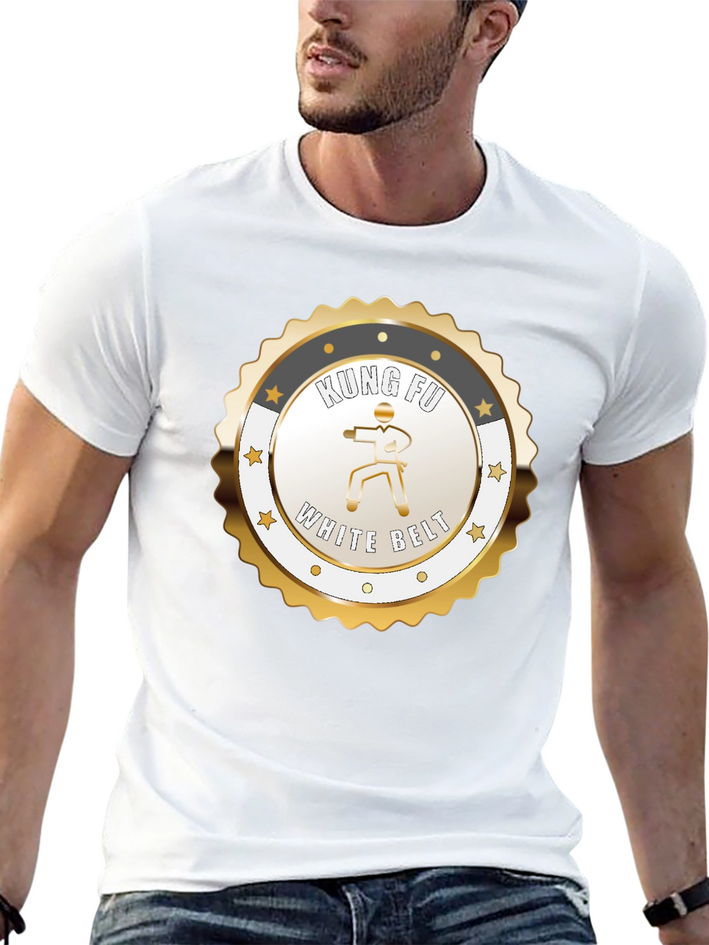 Kung Fu White Belt T-Shirt - Martial Arts Tee