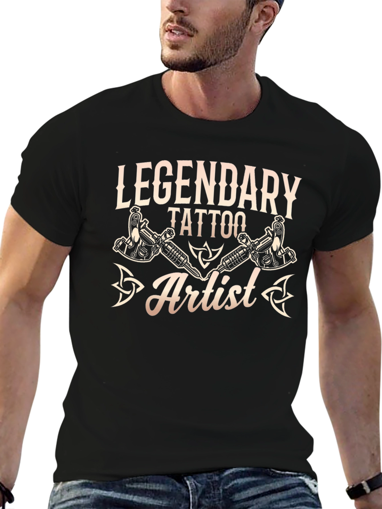 Legendary Tattoo Artist Graphic Tee - Black