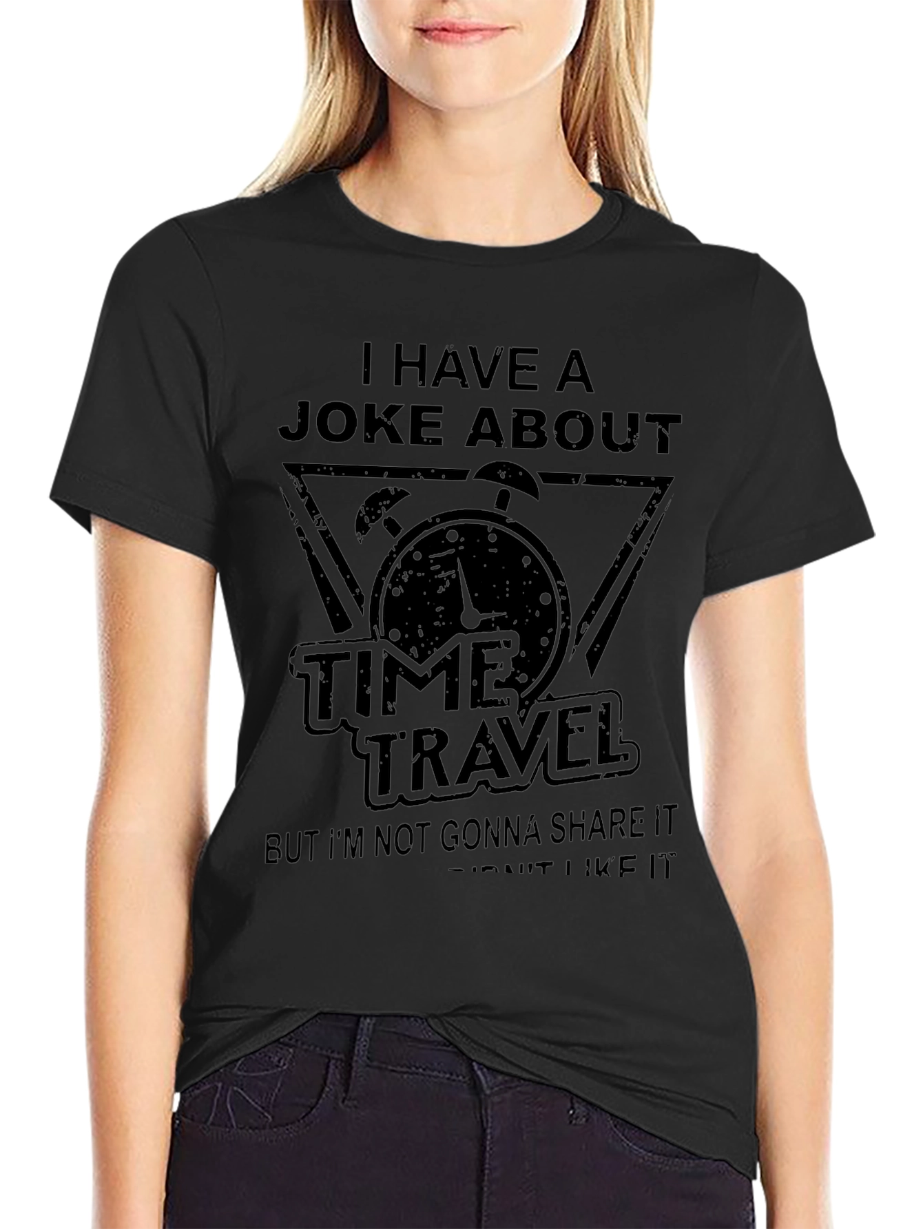 Time Travel Joke Graphic T-Shirt