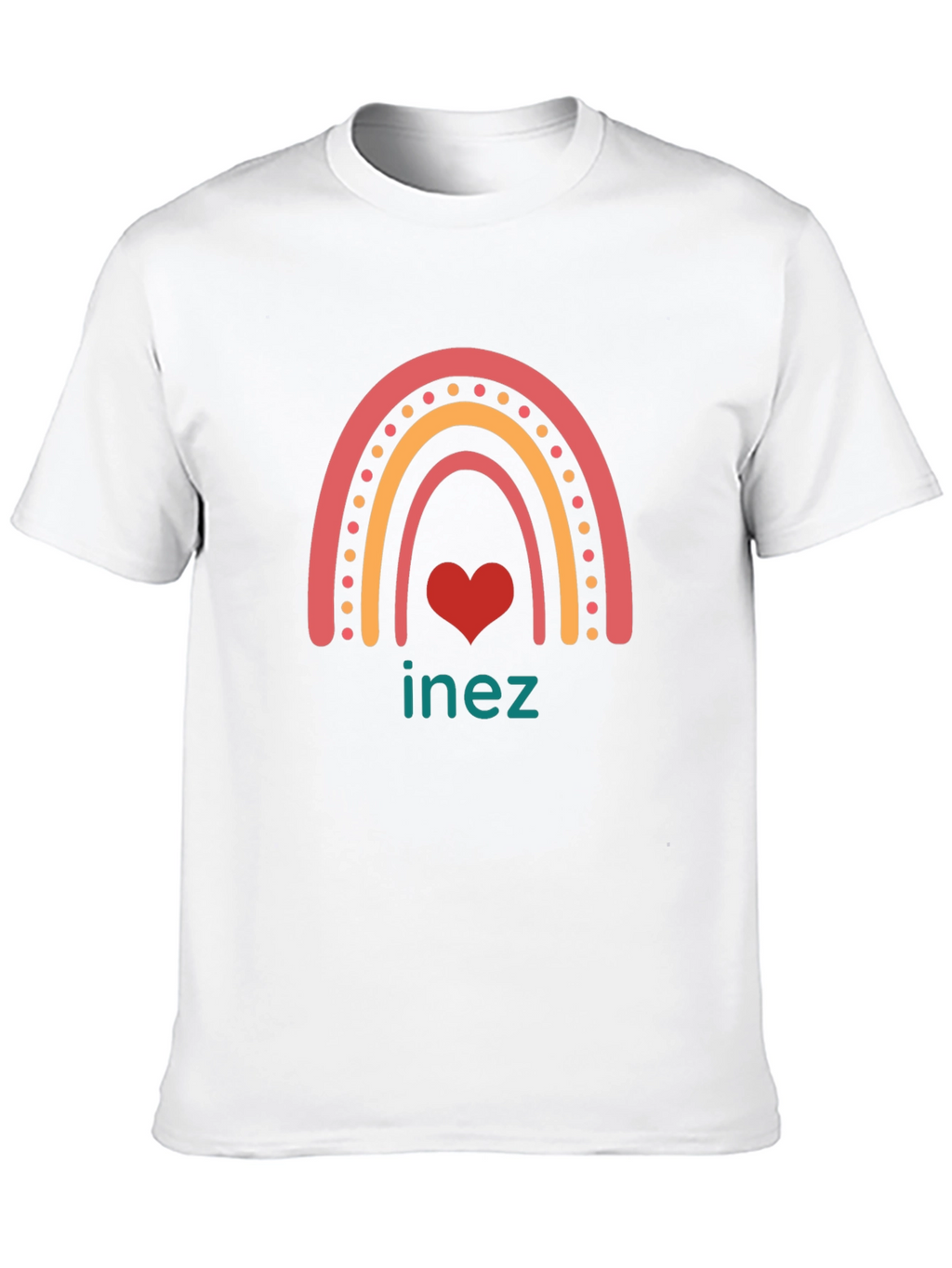 Rainbow Inez Heart T-Shirt