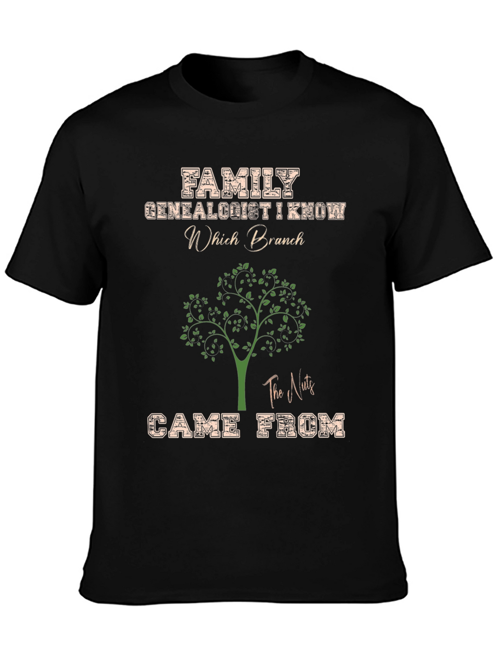 Family Genealogist Novelty T-Shirt