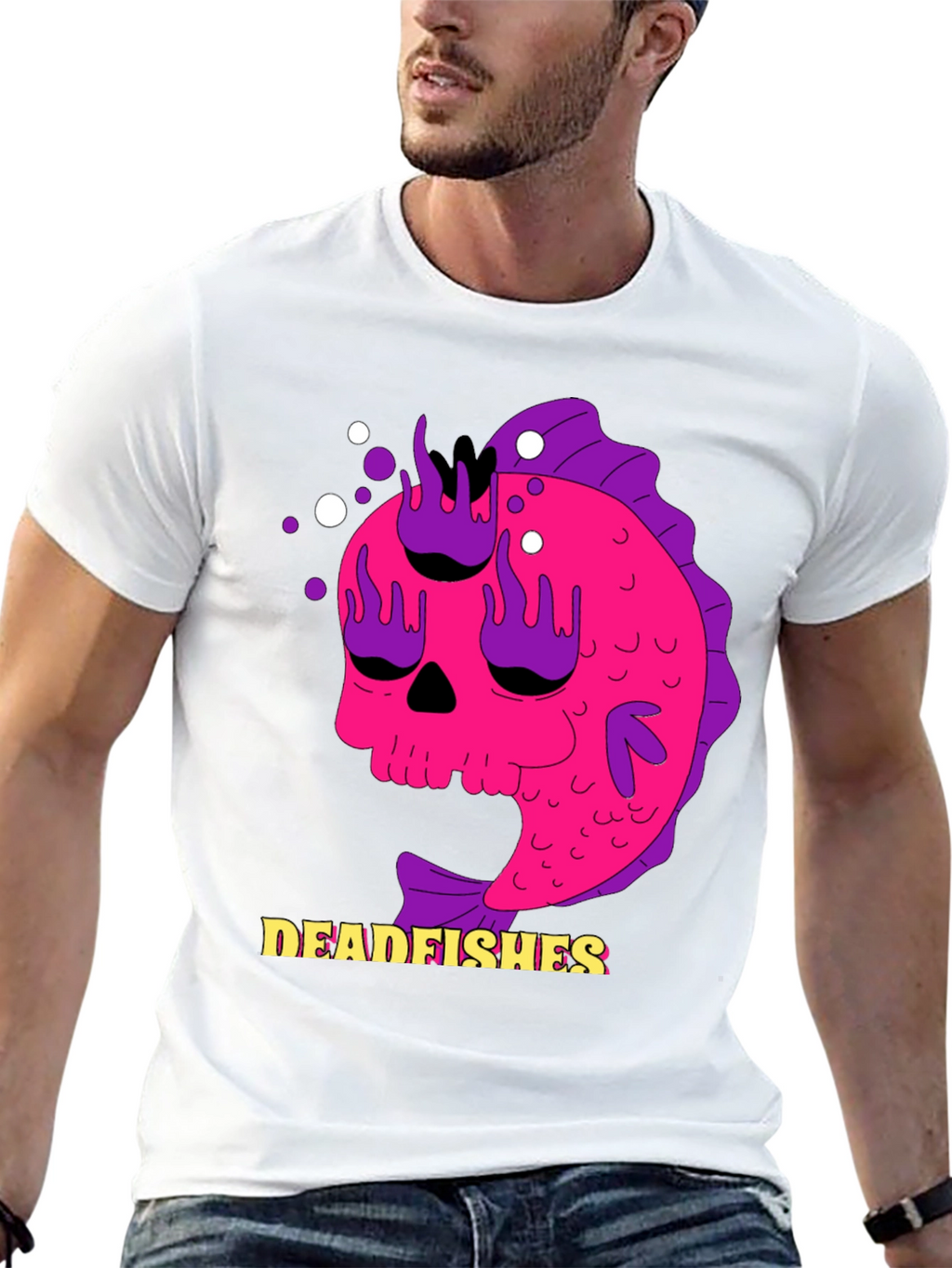 Dead Fishes Graphic T-Shirt
