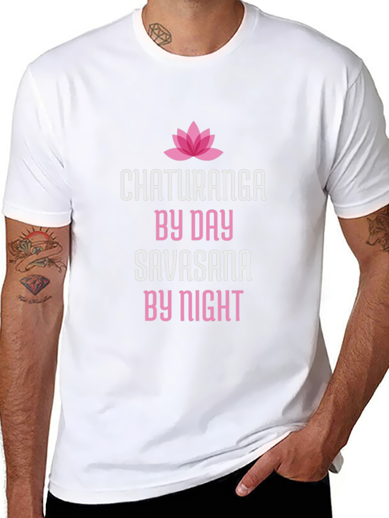 Chaturanga By Day Savasana By Night Yoga T-Shirt