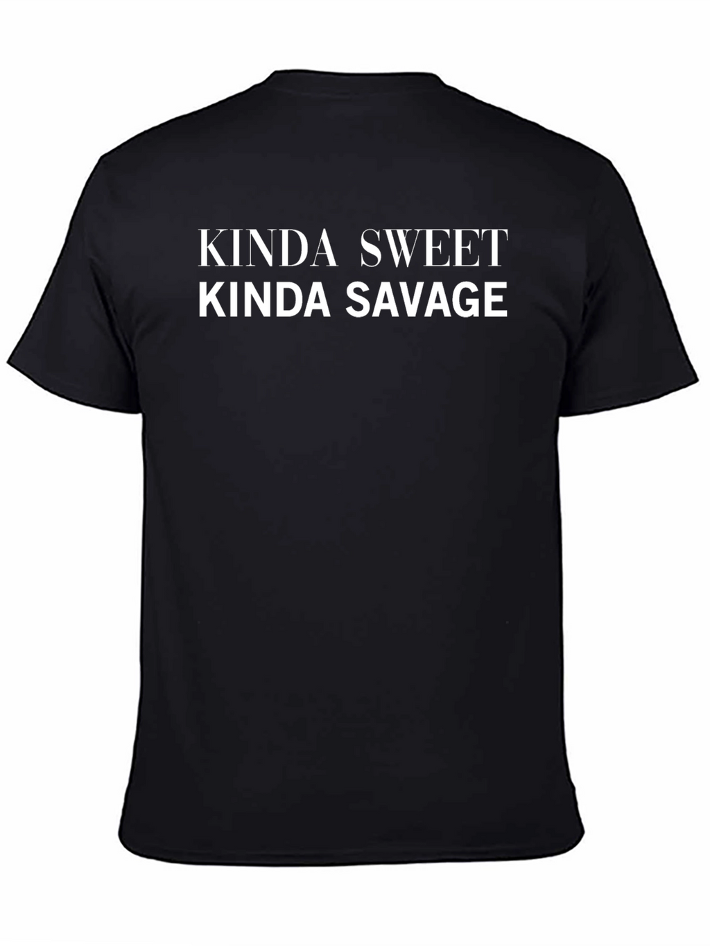 Kinda Sweet Kinda Savage Graphic Tee - Black
