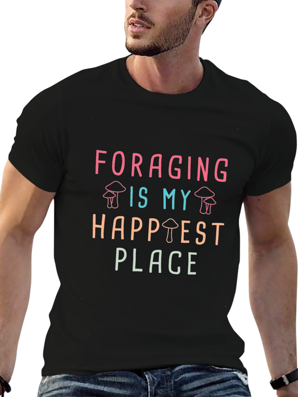 Foraging is My Happiest Place T-Shirt