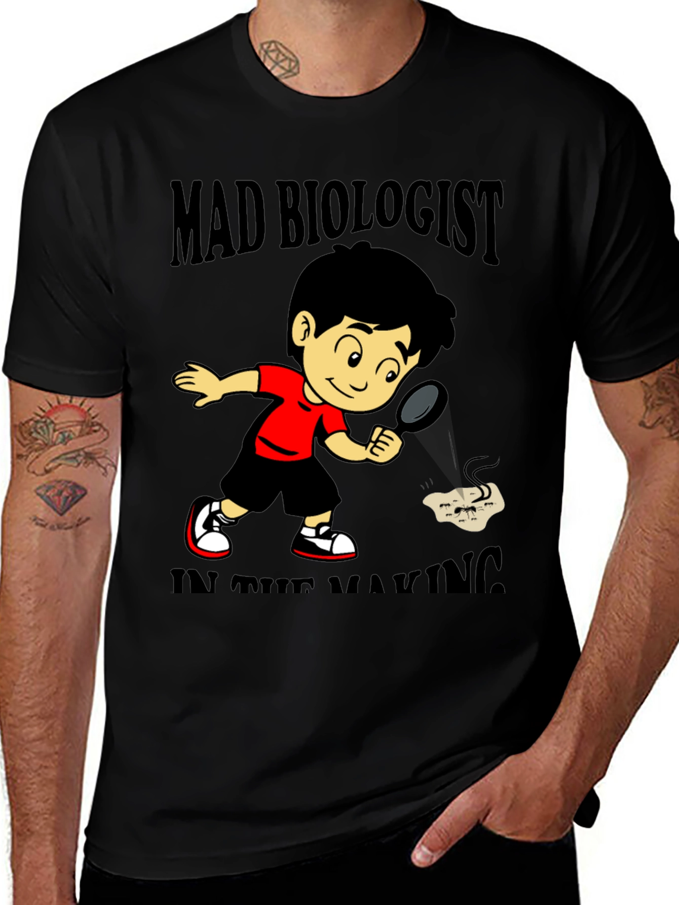 Mad Biologist T-Shirt - Science Humor Tee
