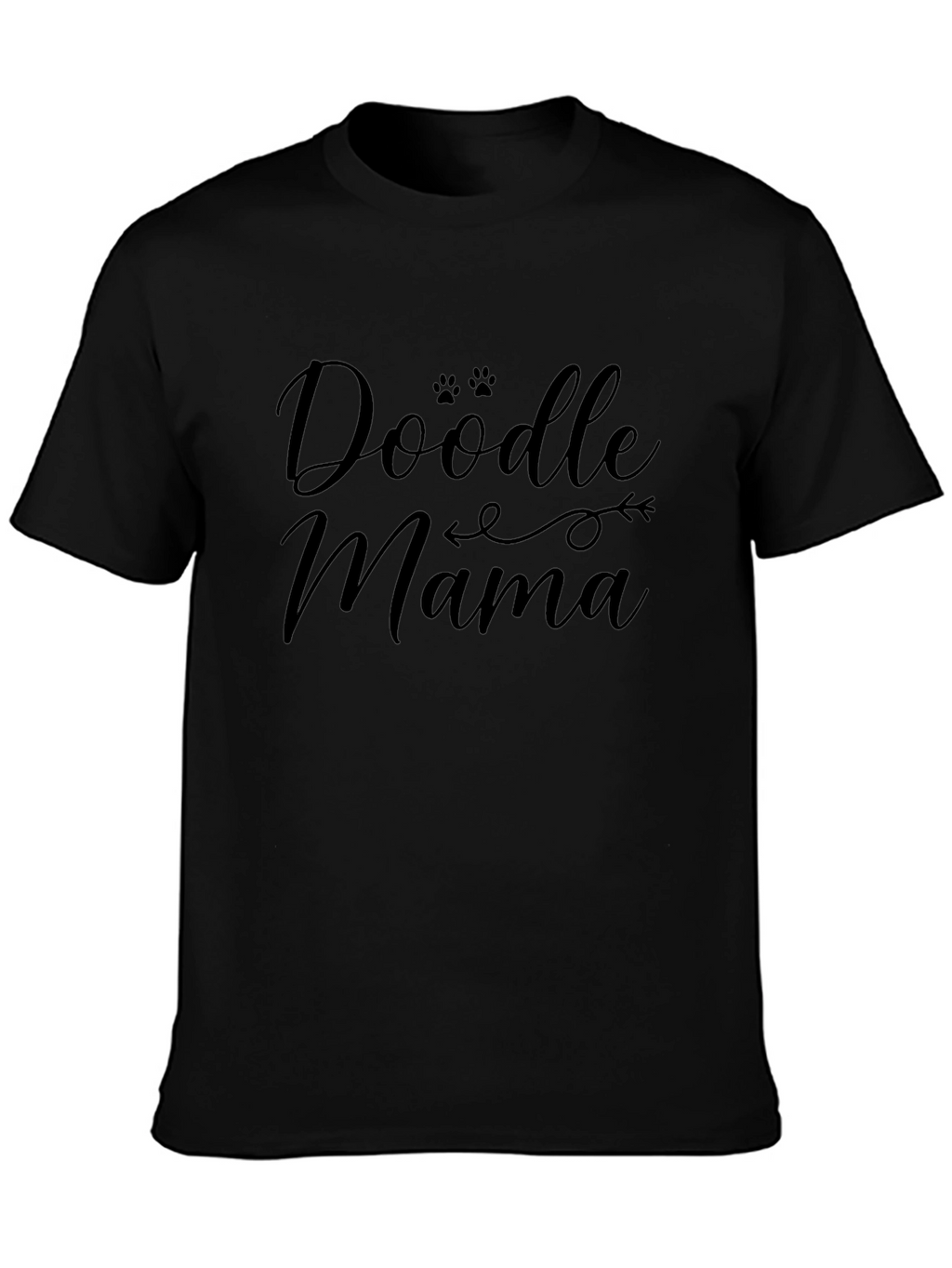 Doodle Mama Black Graphic T-Shirt Dog Lover Gift