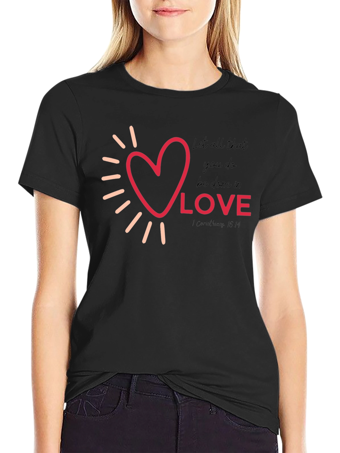 Love Graphic Tee - Inspirational Christian T-Shirt