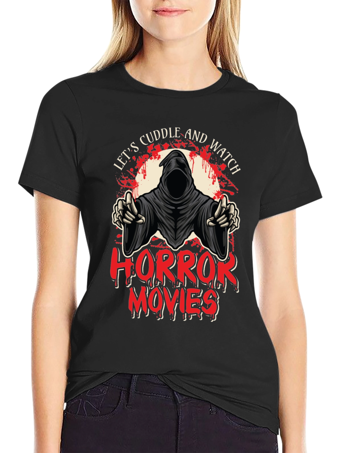 Horror Movie Cuddle T-Shirt
