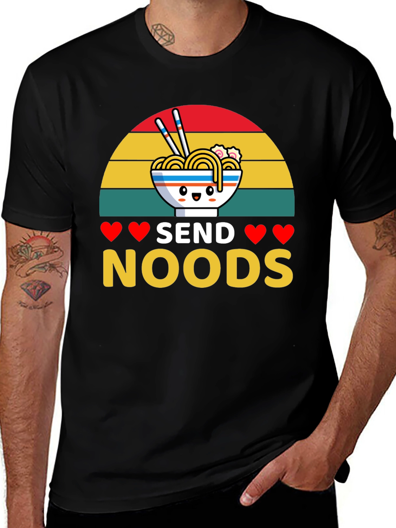 Send Noods Graphic Tee - Ramen Lovers T-Shirt