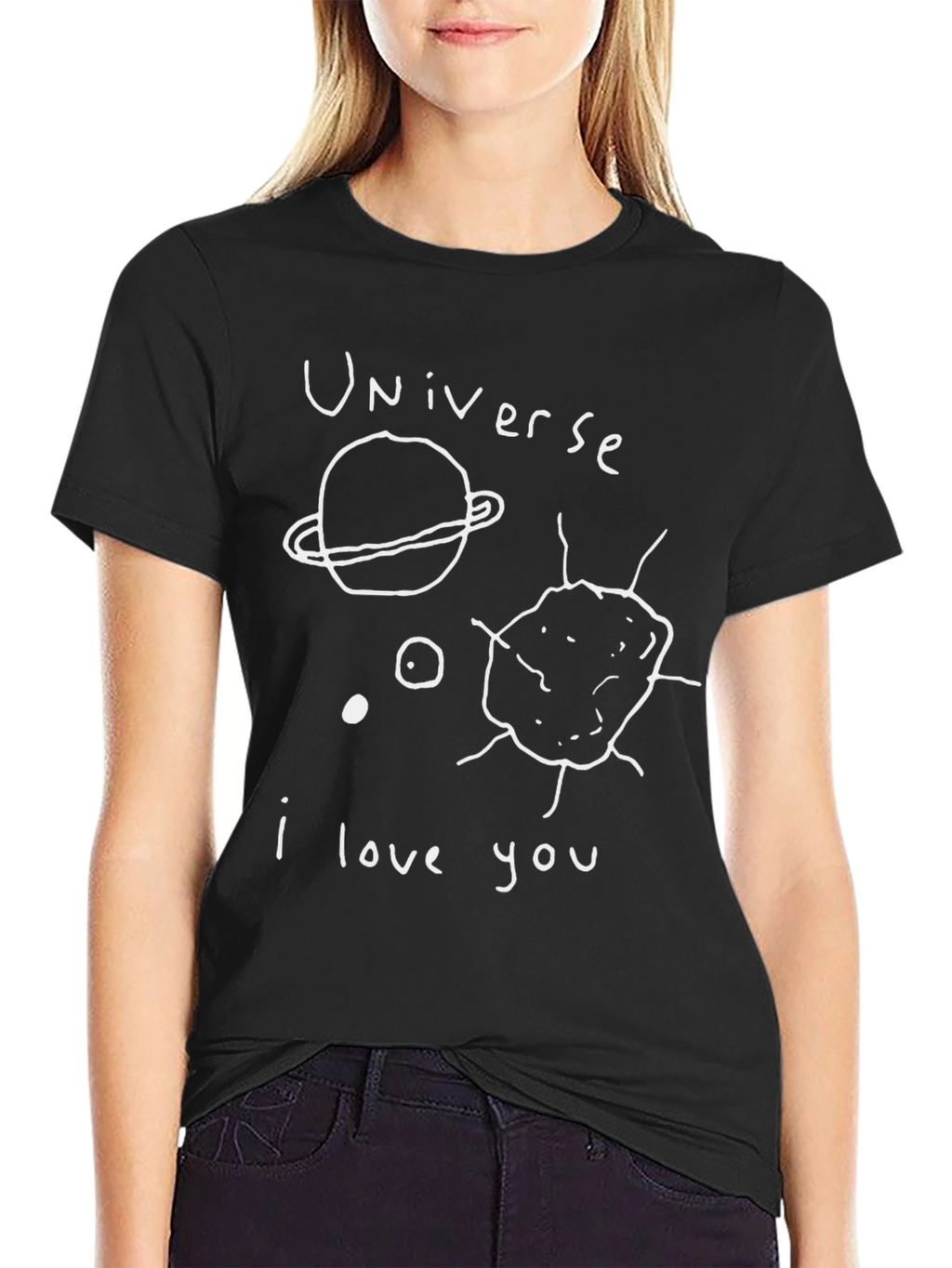 Universe I Love You T-Shirt - Unique Graphic Tee