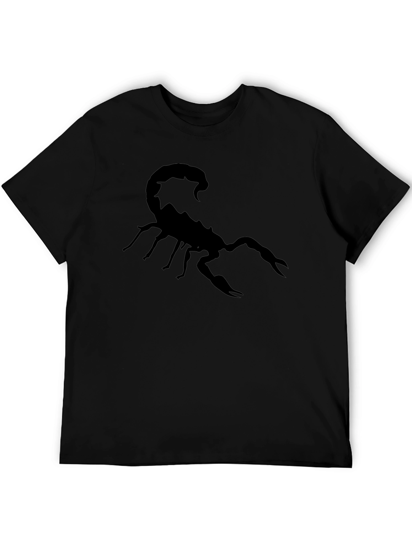 Mens Black Scorpion Graphic T-Shirt