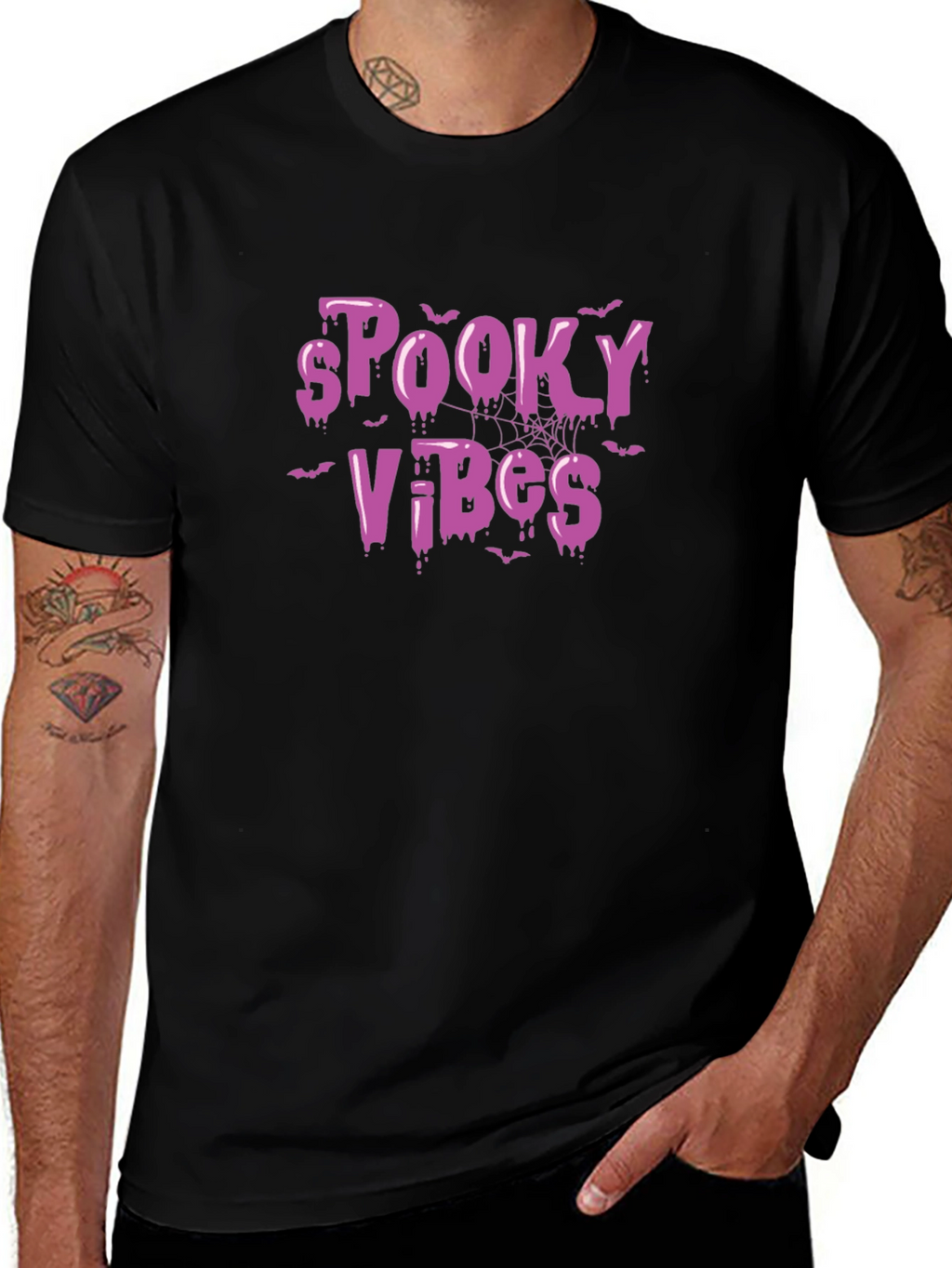 Spooky Vibes Graphic Tee - Halloween Edition