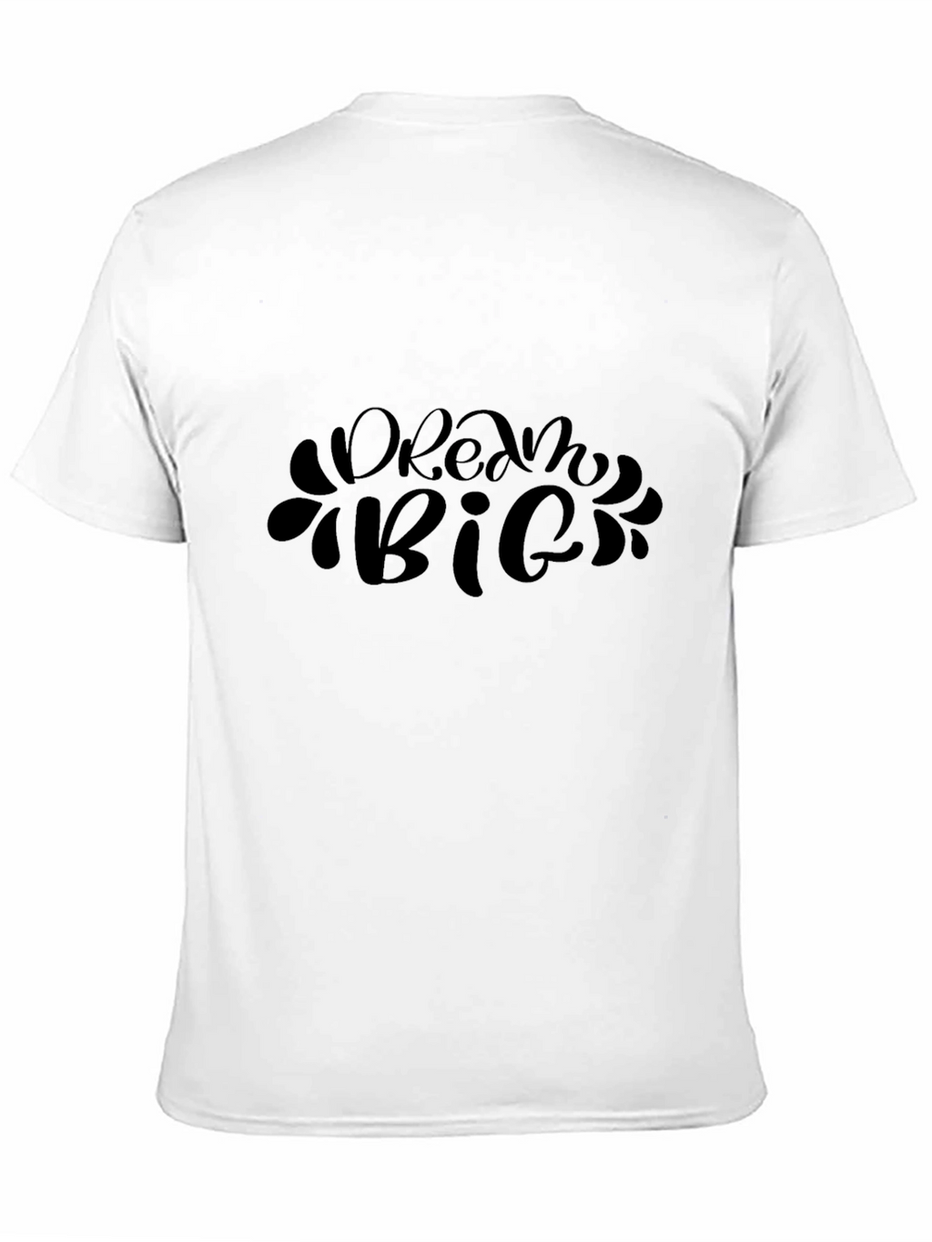 Dream Big Black Graphic Tee - Inspirational T-Shirt