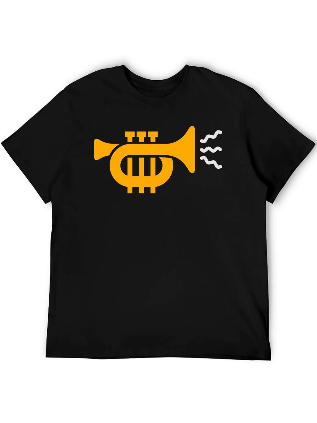 Trumpet Graphic Black T-Shirt