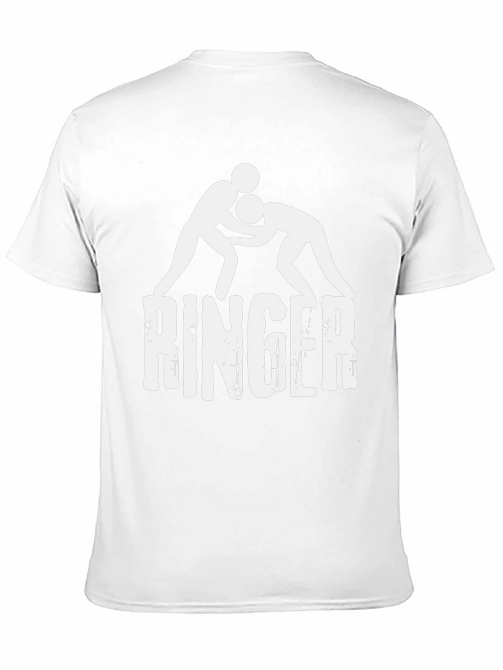 Ringer Wrestling Graphic Tee - Black