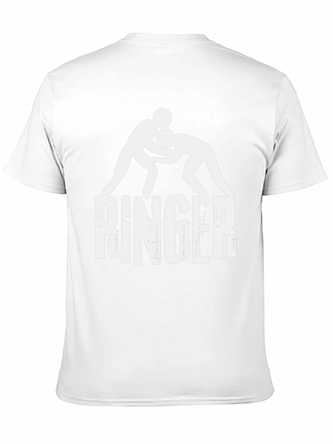 Ringer Wrestling Graphic Tee - Black