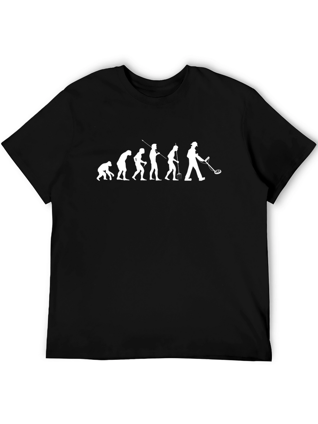 Evolution of Metal Detecting Funny T-Shirt