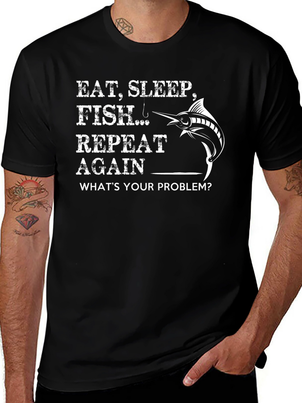 Eat Sleep Fish Repeat T-Shirt