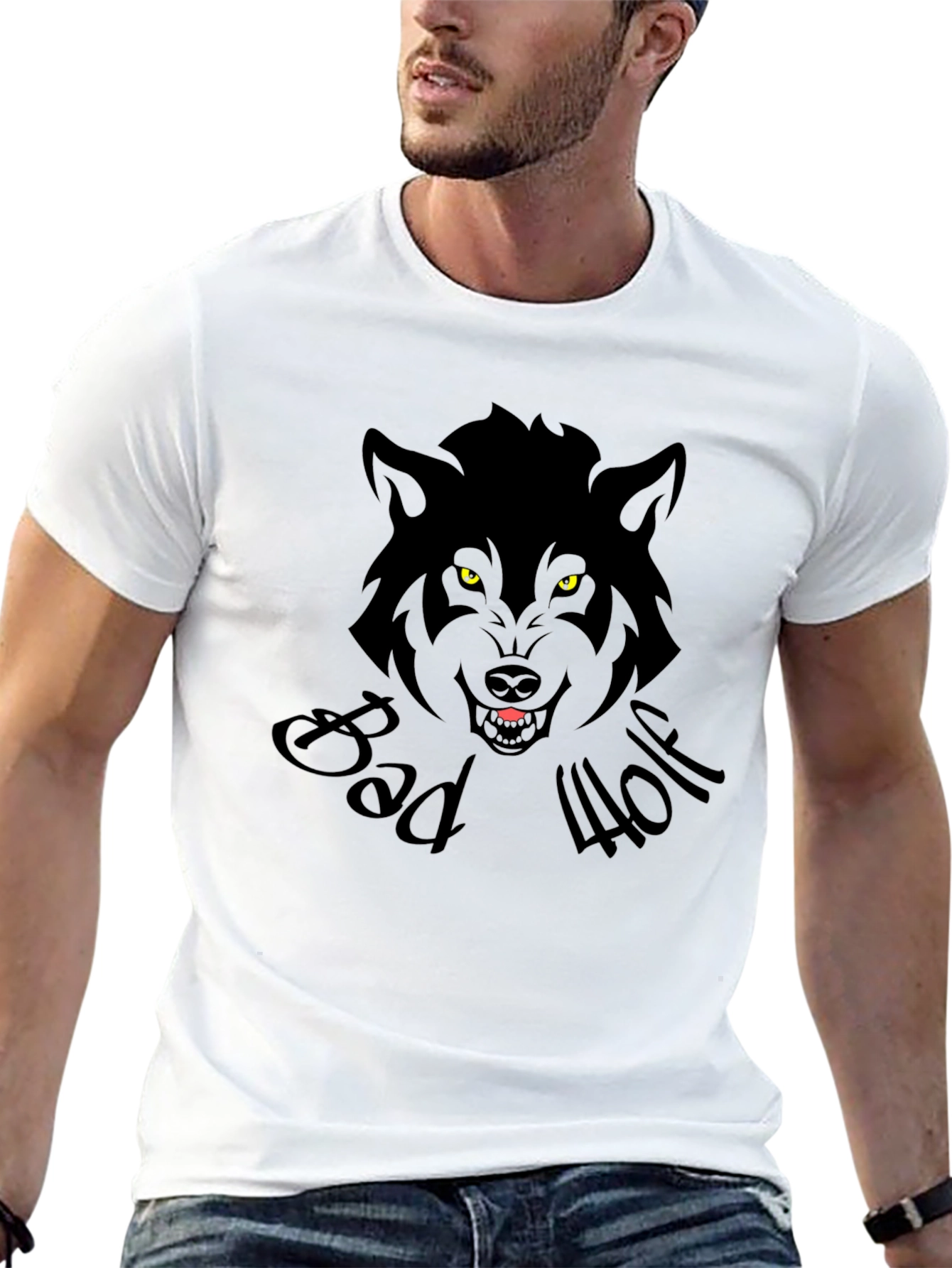 Bad Wolf Graphic T-Shirt - Menswear