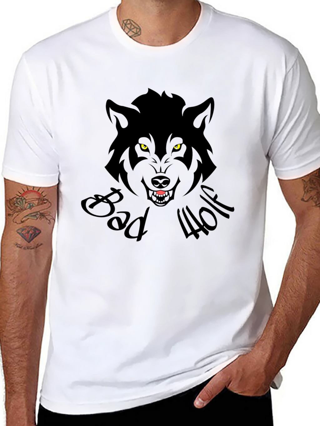 Bad Wolf Graphic T-Shirt - Menswear