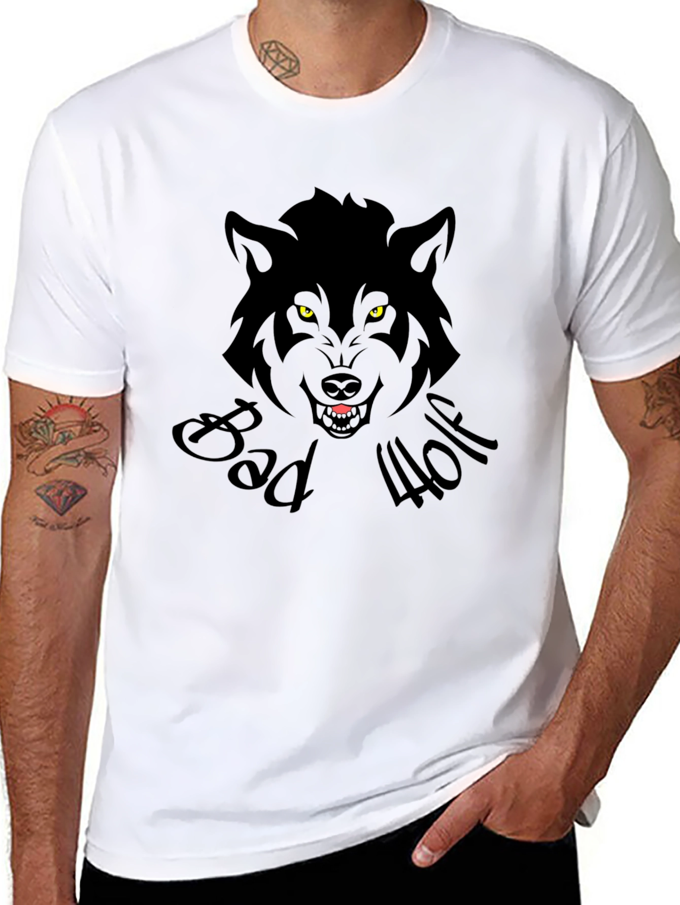 Bad Wolf Graphic T-Shirt - Menswear
