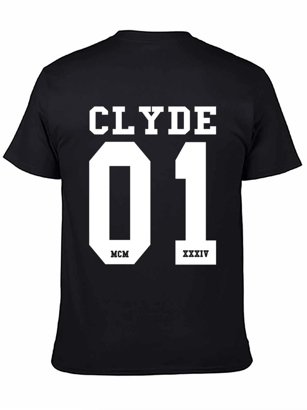 Clyde 01 Graphic Tee - Stylish Black Cotton T-Shirt