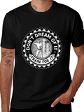 Motivational Train For It Graphic Tee - Black