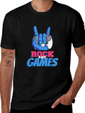 Rock and Games Graphic T-Shirt