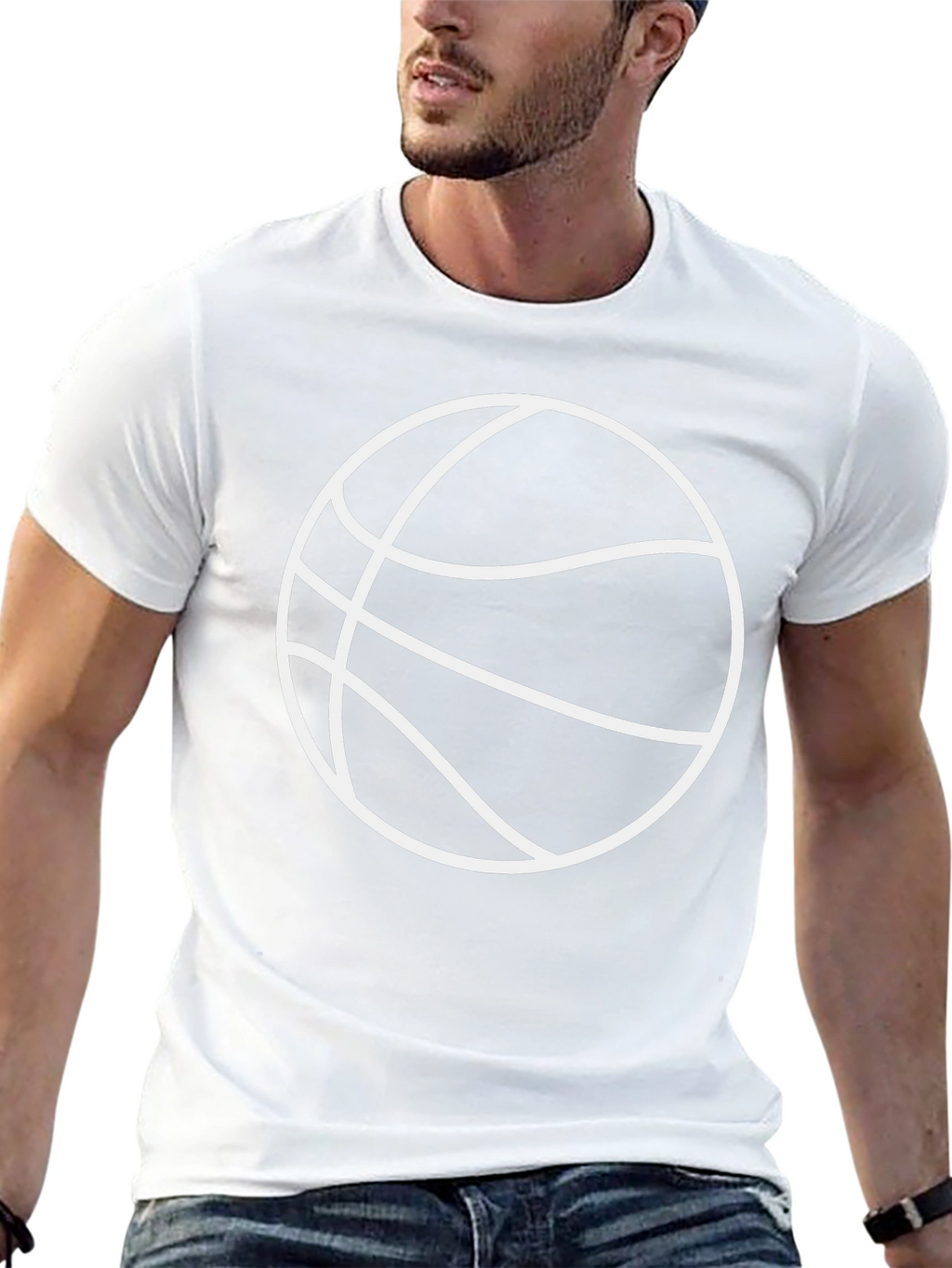 Basketball Graphic Tee - Black