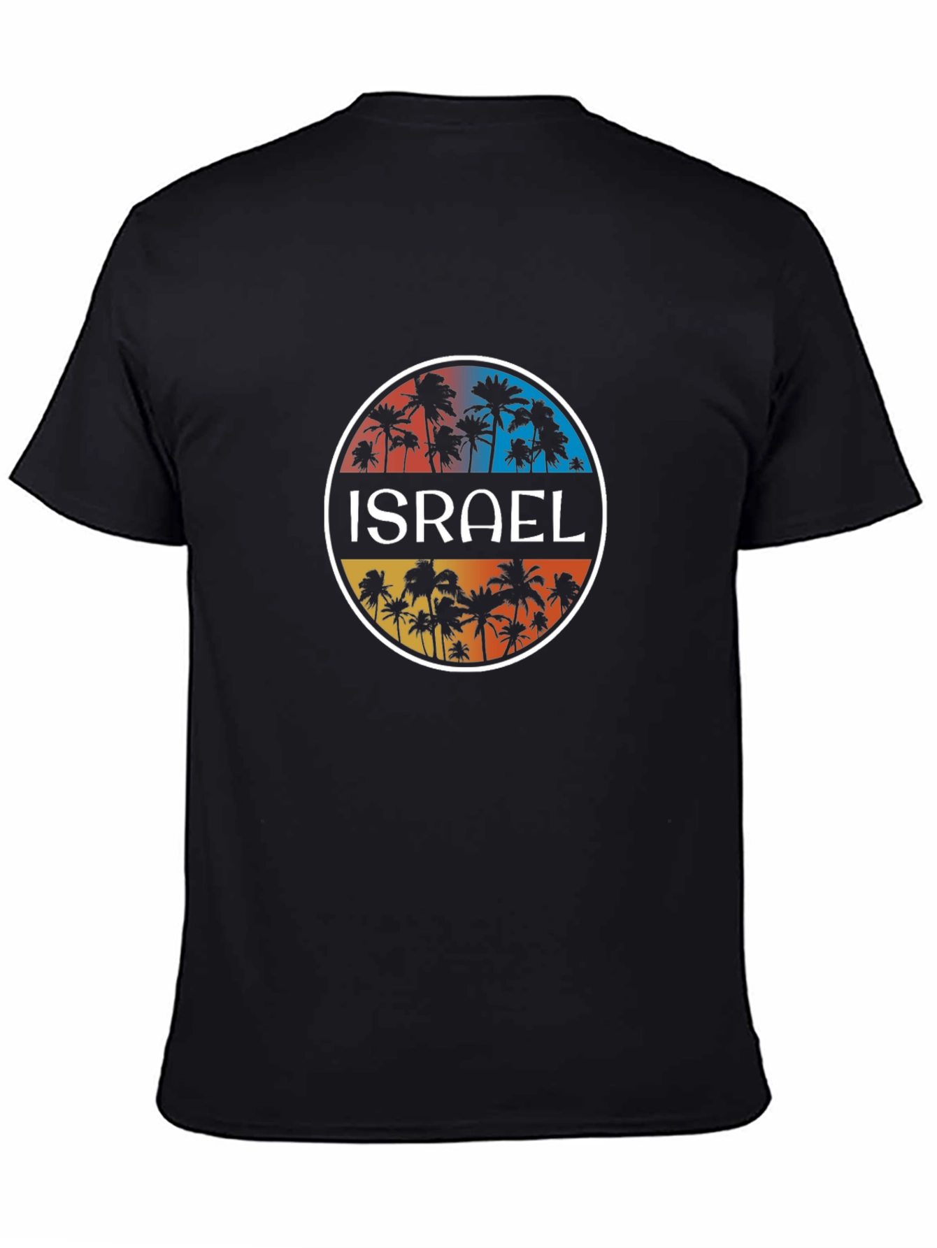 Israel Palm Tree T-Shirt - Tropical Beach Vacation Tee