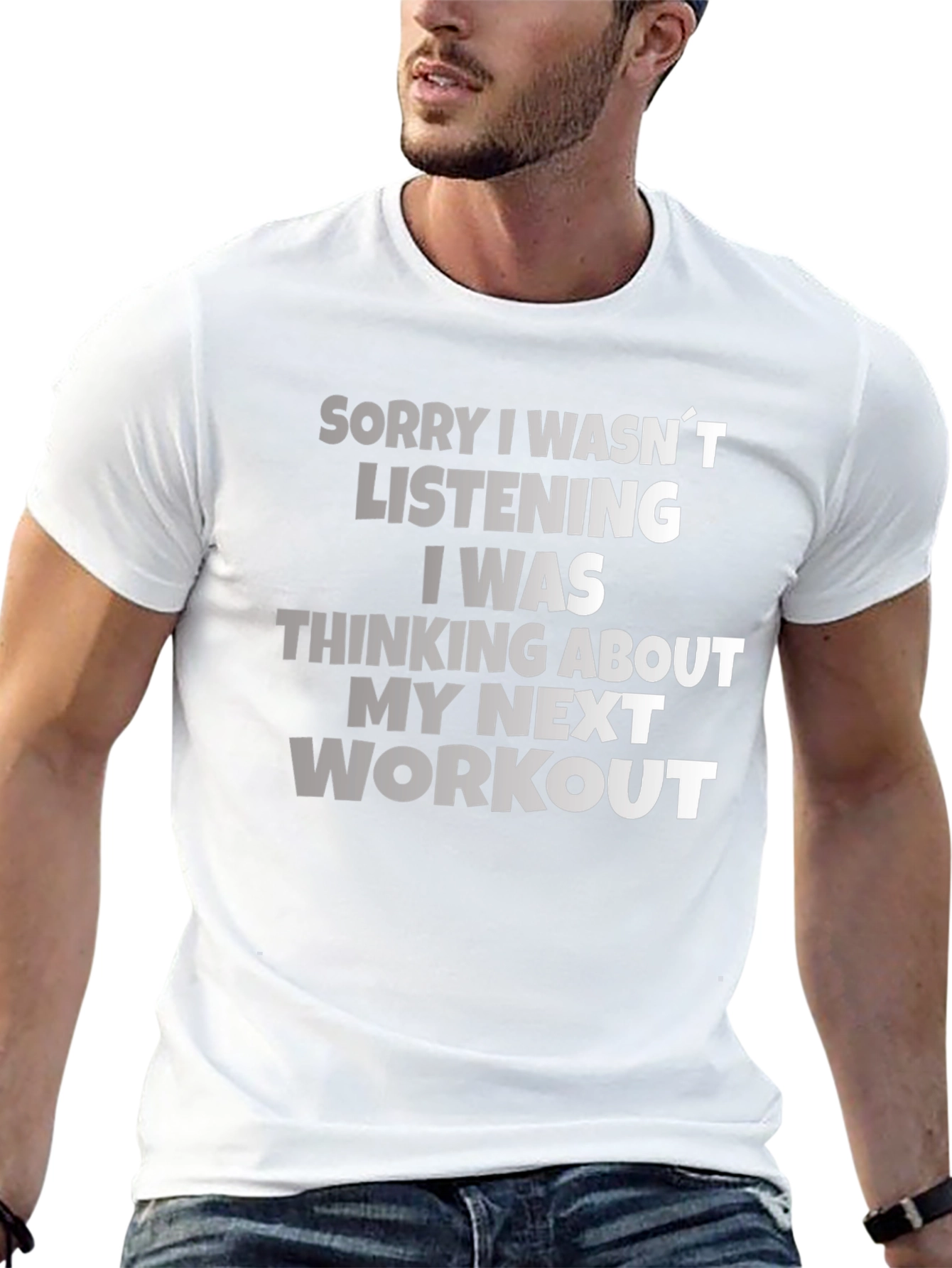 Workout Motivation T-Shirt Funny Gym Tee