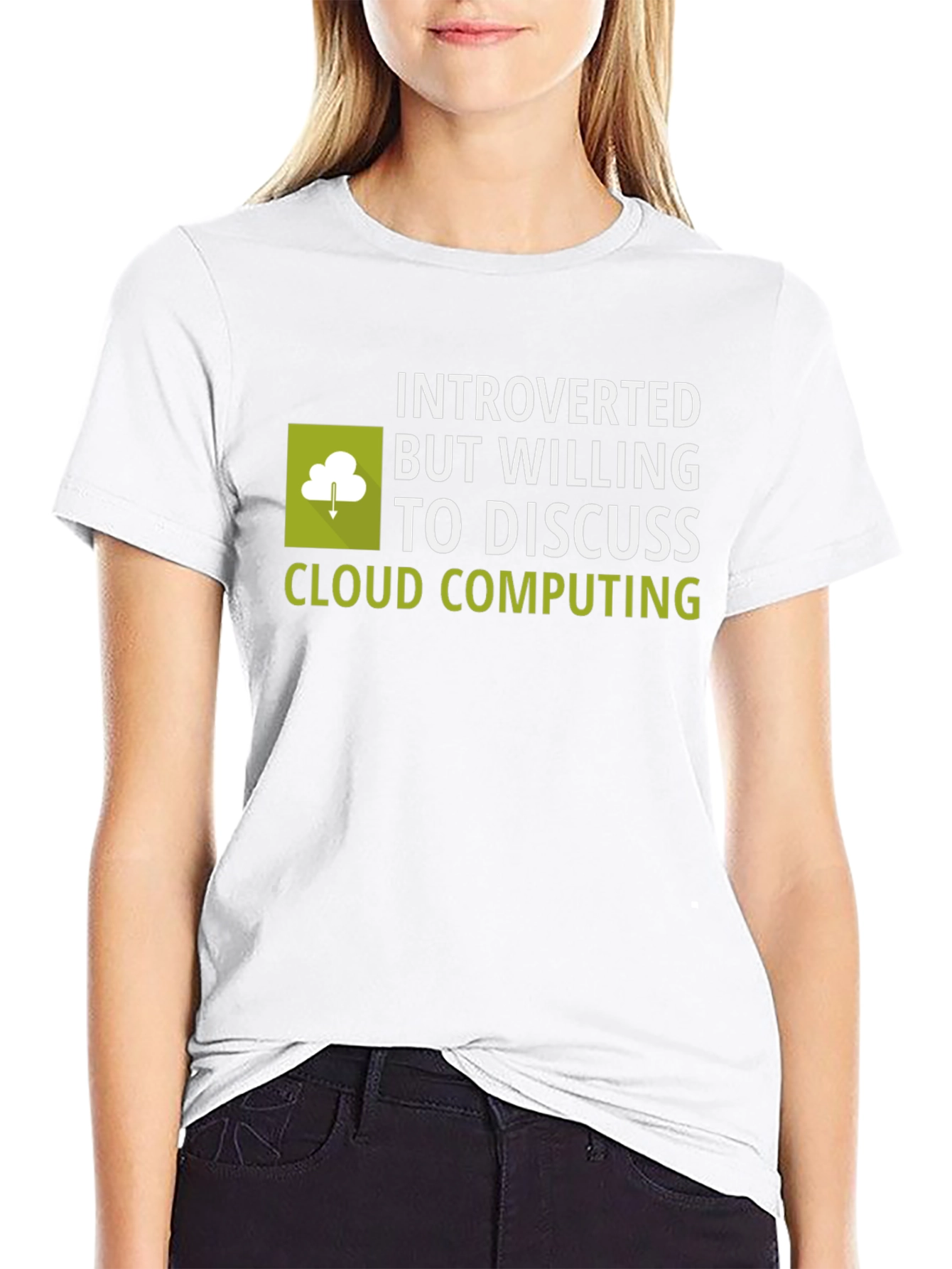 Introverted Cloud Computing T-Shirt