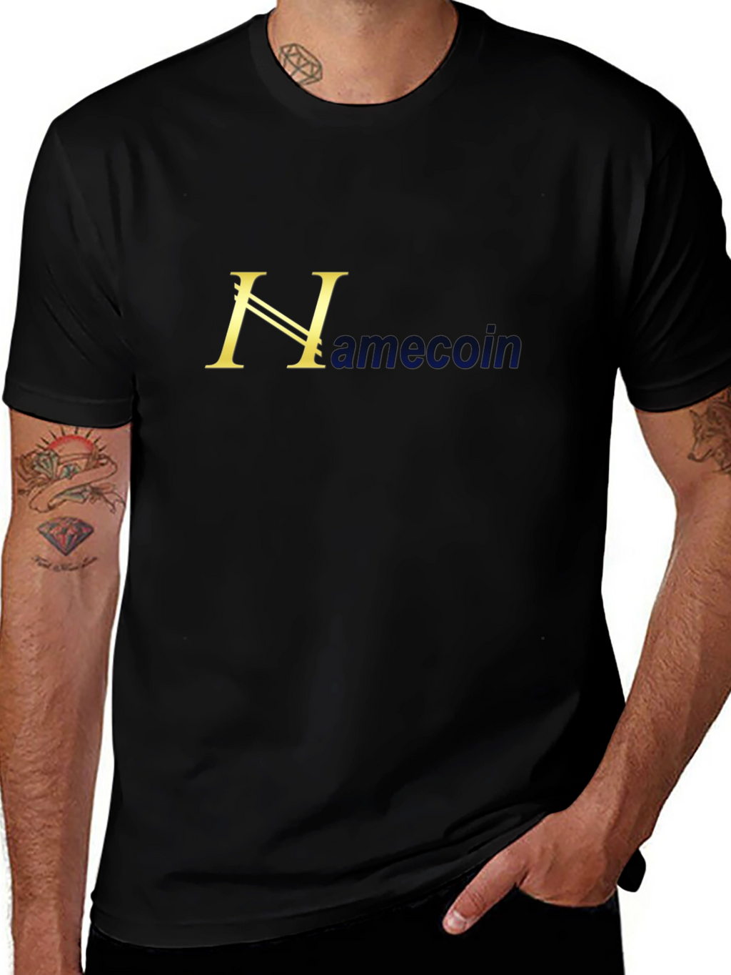 Hamecoin Graphic Tee - Black