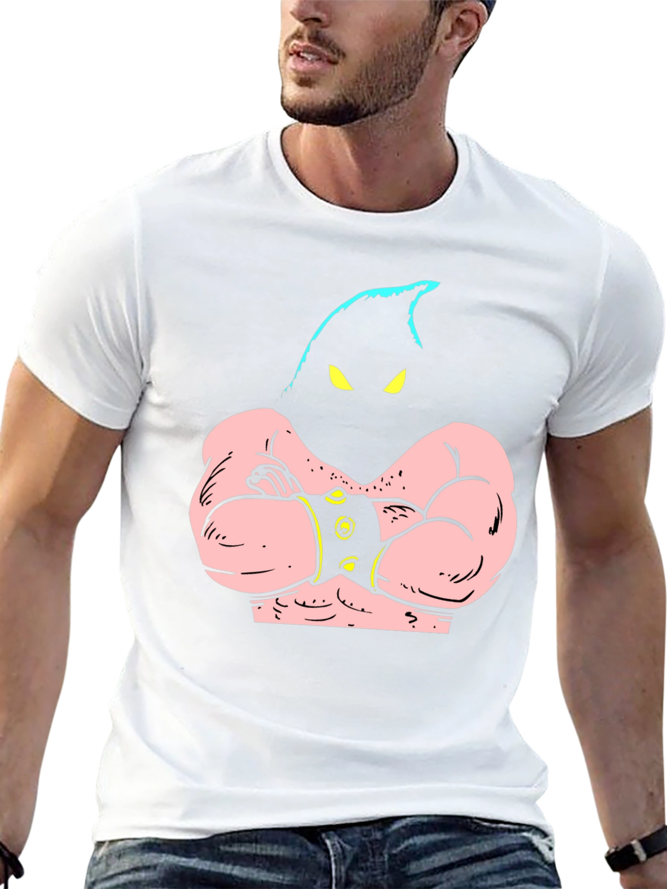 Mysterious Muscle Tee - Funny Graphic T-Shirt
