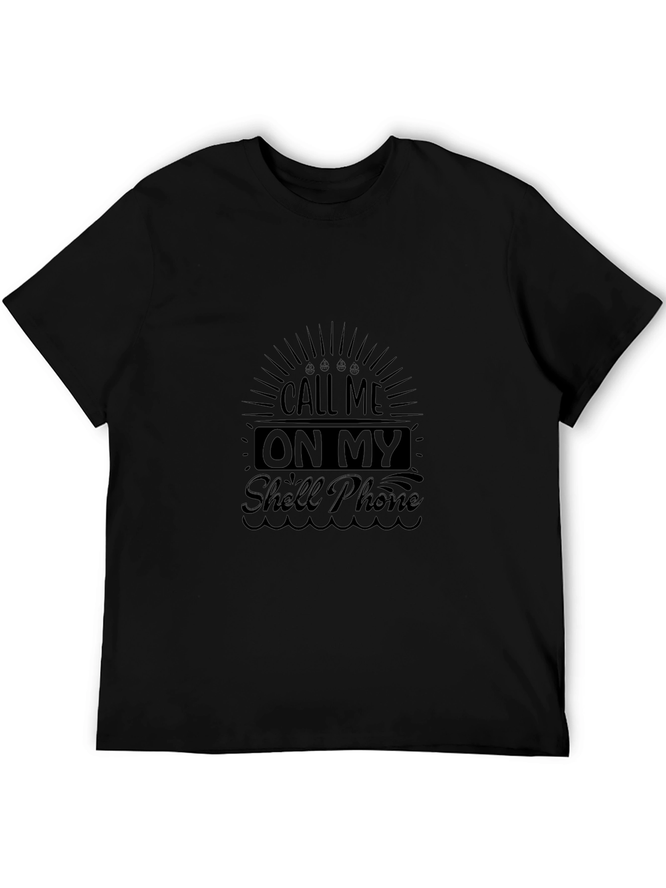 Call Me On My Shell Phone Graphic T-Shirt