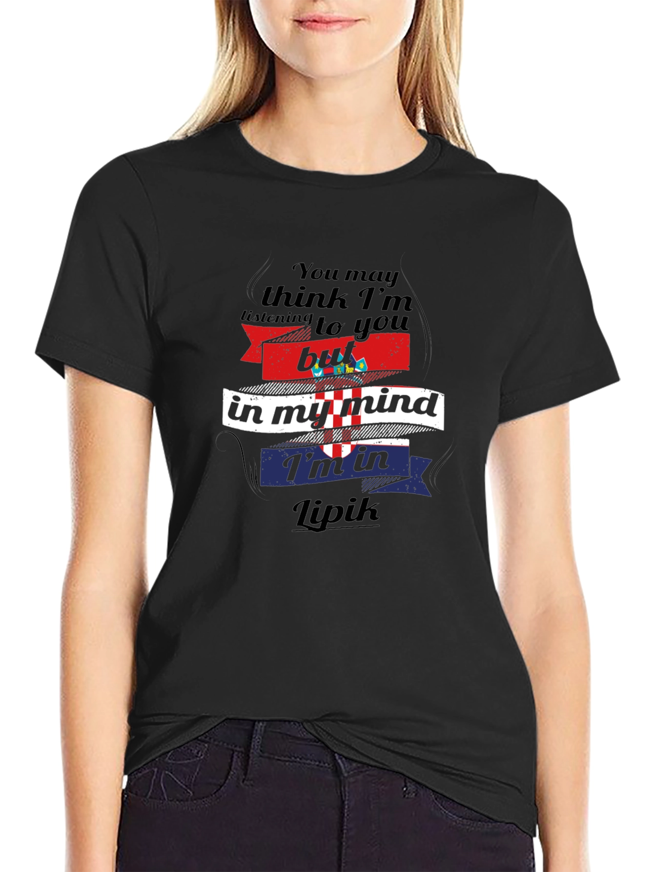 Lipik Croatia T-Shirt - In My Mind Funny Croatian Pride Tee