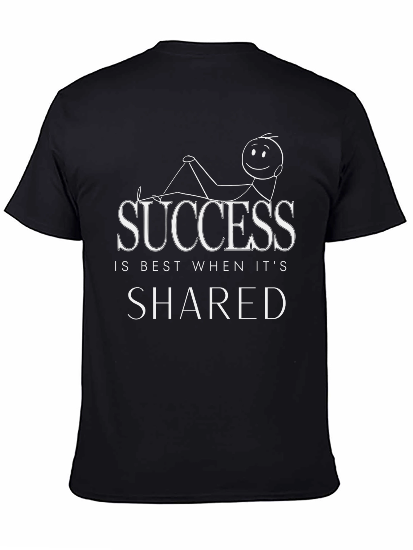 Success Shared T-Shirt Relaxed Fit Motivational Tee