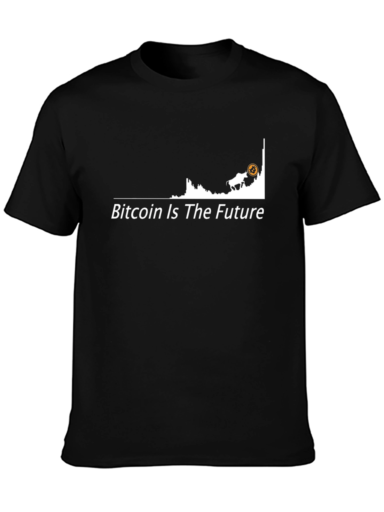 Bitcoin Is The Future Black T-Shirt