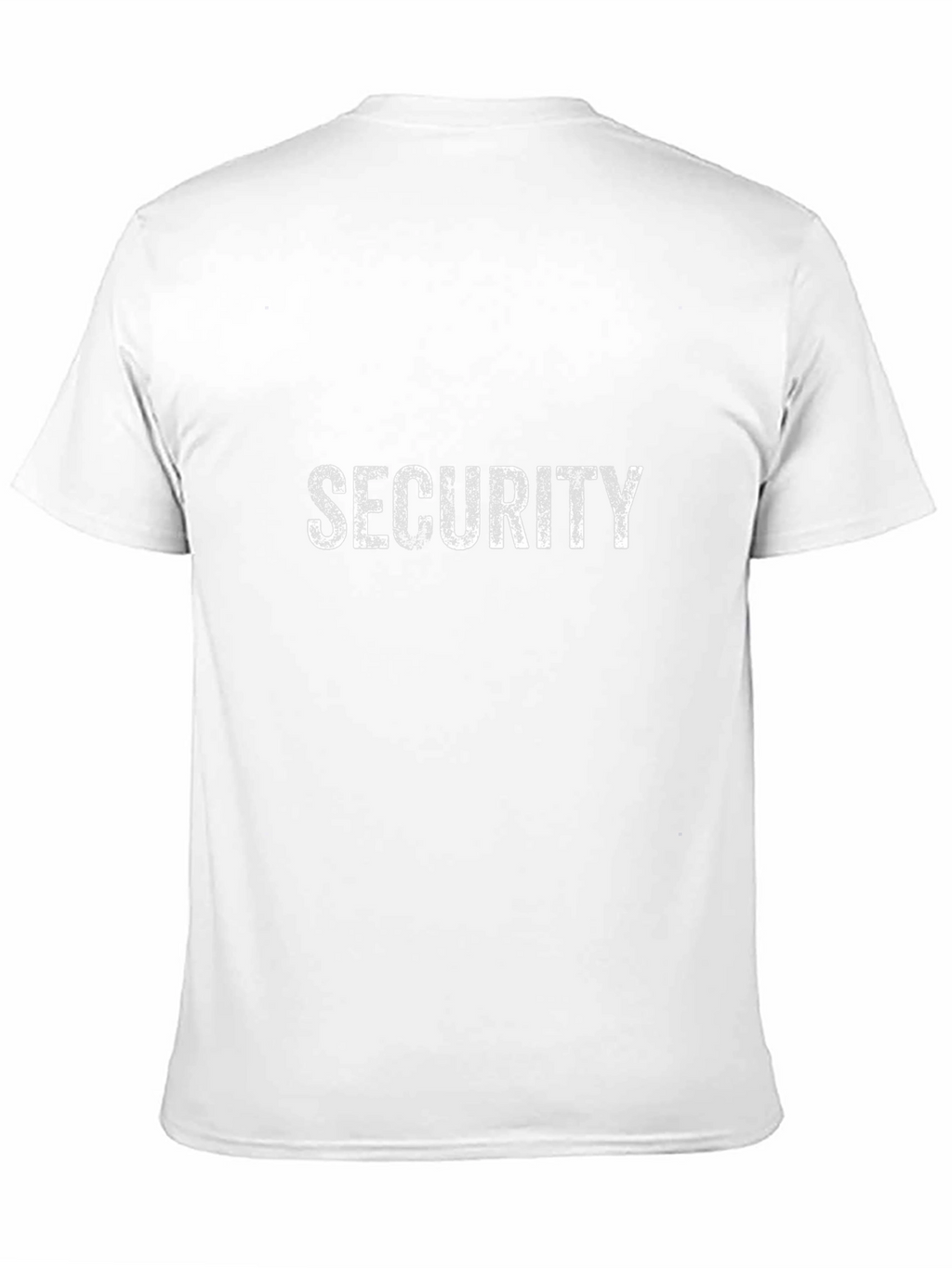 Security T-Shirt - Black Crew Neck