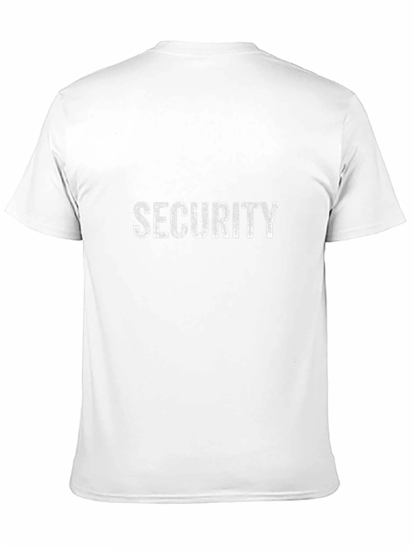 Security T-Shirt - Black Crew Neck