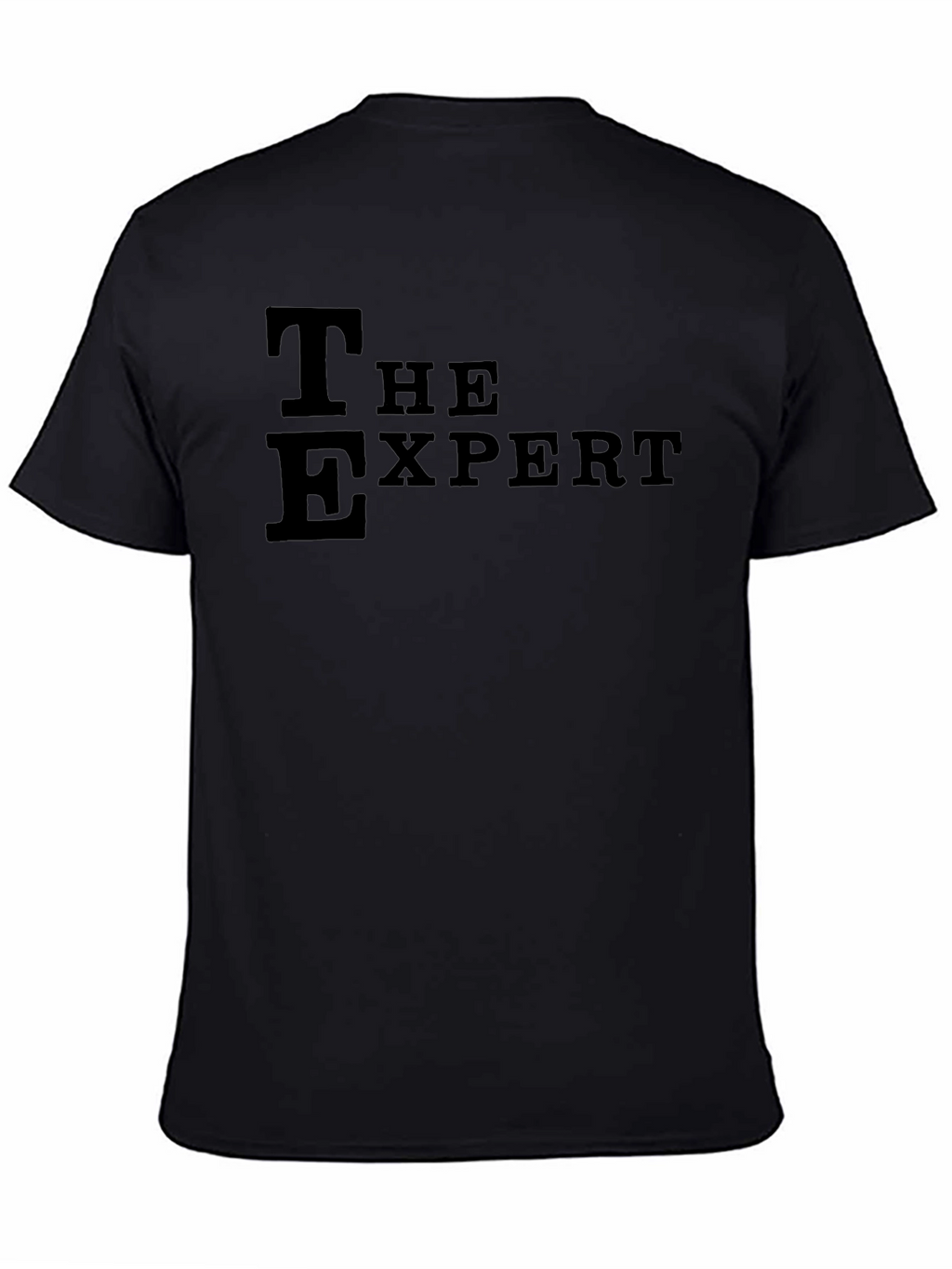 The Expert - Mens Black T-Shirt