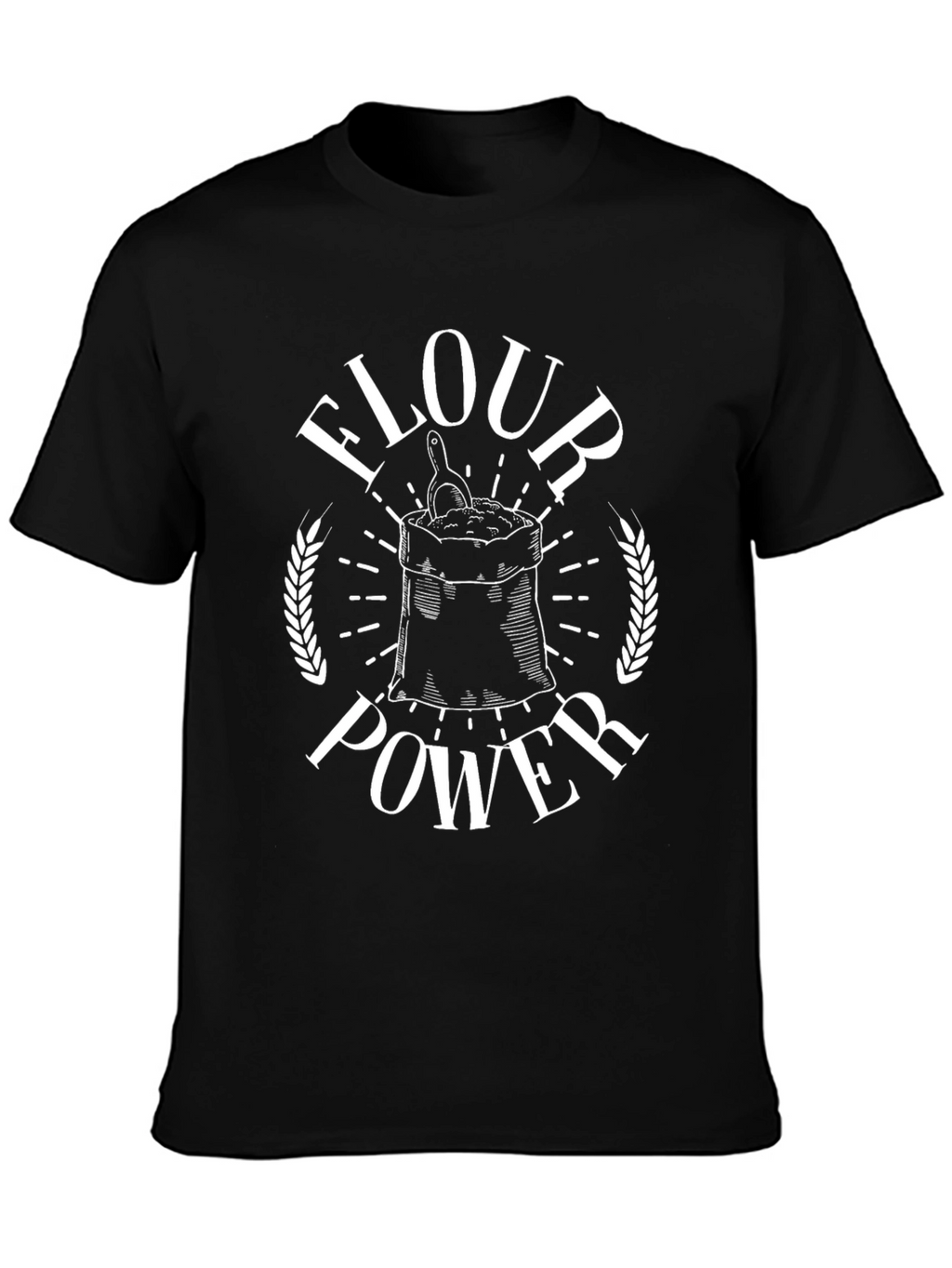 Flour Power Graphic T-Shirt - Baker Gift